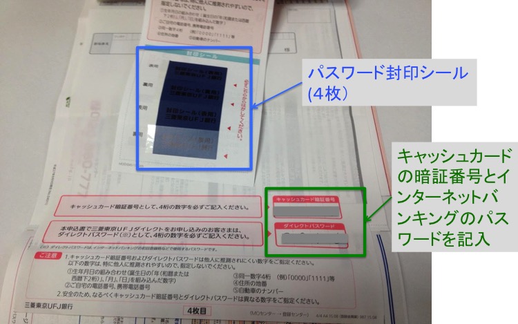 パスワード記入