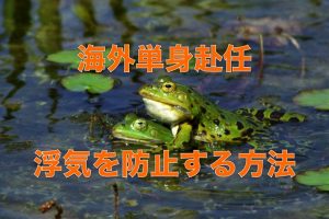 海外単身赴任の浮気防止