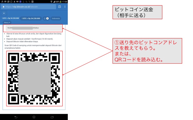 ビットコイン代金支払い4
